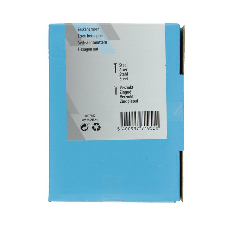Mack 1007102 - zeskantmoeren 15 st m18 | 5 stuks