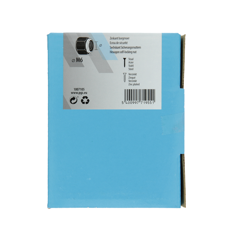 Mack 1007105 - borgmoeren 200 st m6 | 5 stuks