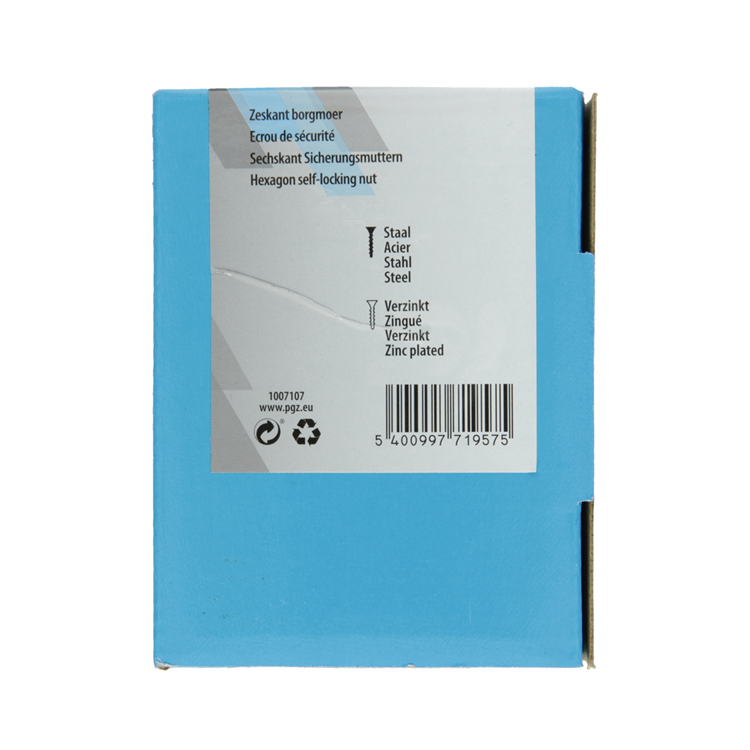 Mack 1007107 - borgmoeren 100 st m10 | 5 stuks