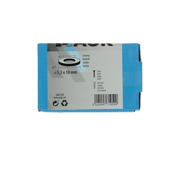 Mack 1007109 - sluitringen 200 st m5 | 10 stuks