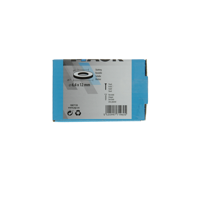Mack 1007110 - sluitringen 200 st m6 | 10 stuks