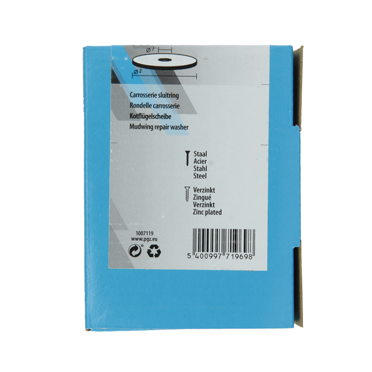 Mack 1007119 - carrosserieringen 200 st 5,2 x 20 mm | 5 stuks