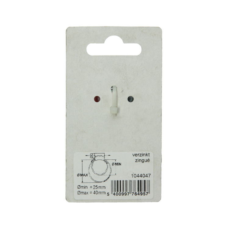 Mack 1044047 - verzinkte spanring (2) 25-40mm | 10 stuks