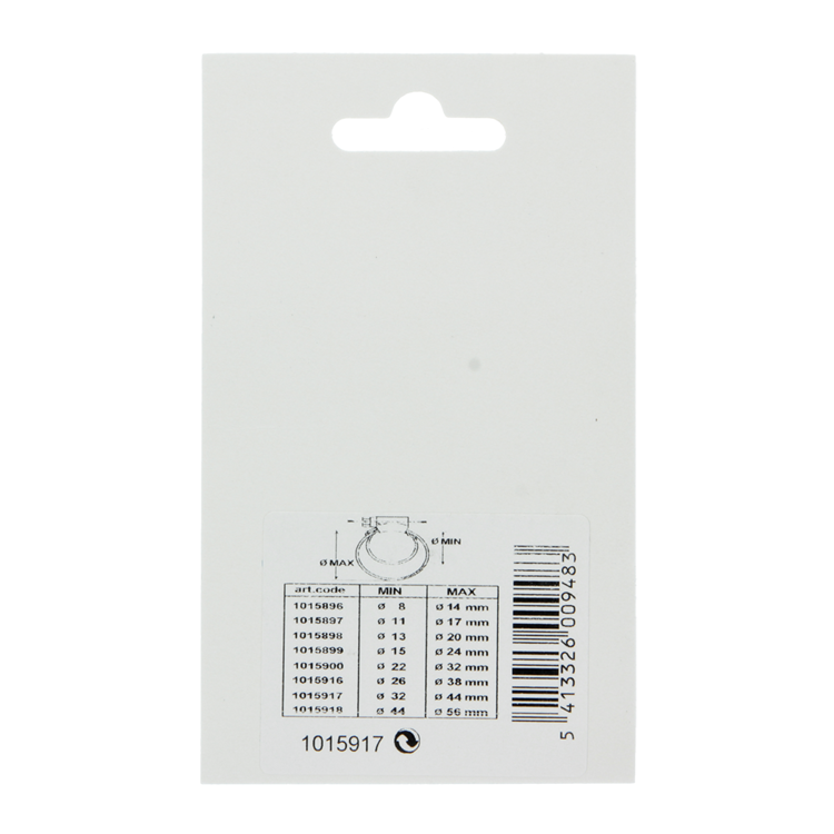 Mack 1015917 - slangklem verz 32-44mm 2st | 10 stuks