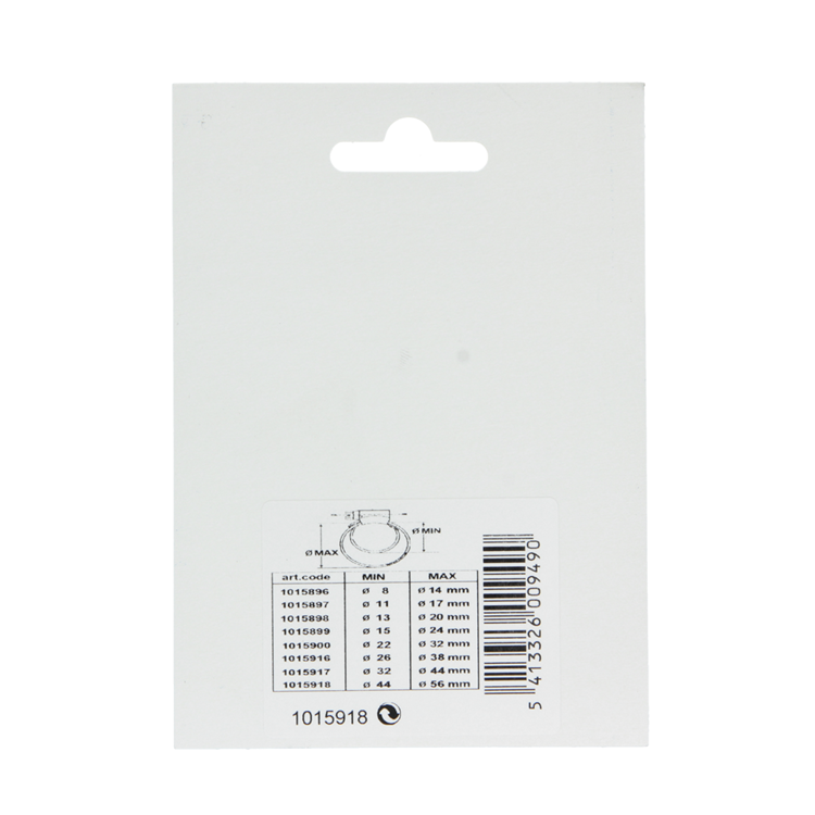 Mack 1015918 - 2 verzinkte spanringen kaart44x56mm | 10 stuks