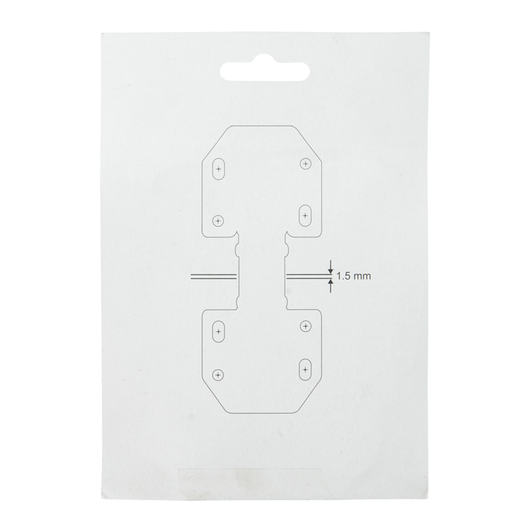 Mack 1013624 - 2 opzetveerscharnieren vernikkeld easy-line | 5 stuks