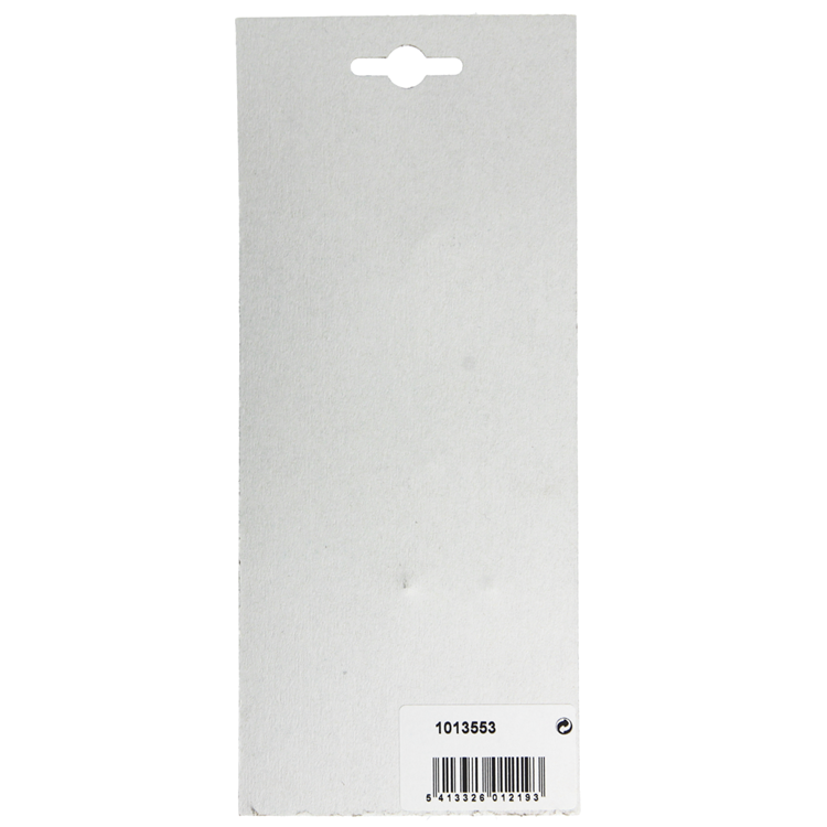 Mack 1013553 - 1 luiksluiting zwart geplast. 130mm | 3 stuks