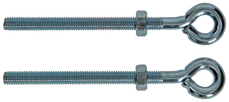 Mack 1008552 - 2 oogbouten + moer m8 x 100mm verzinkt | 10 stuks