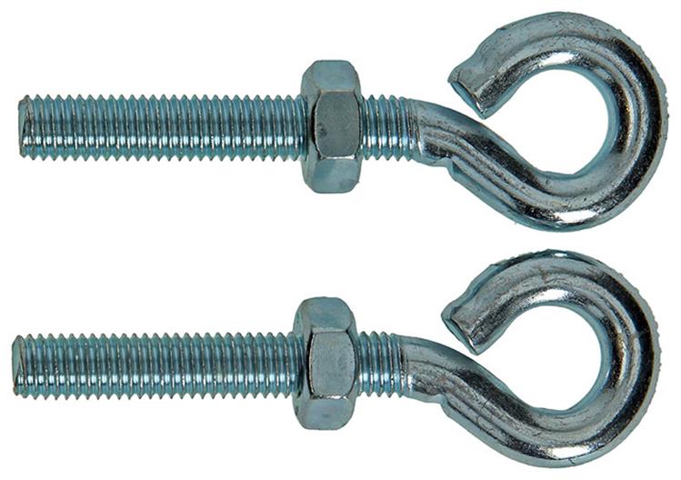 Mack 1008553 - 2 oogbouten + moer m10 x 60mm verzinkt | 10 stuks