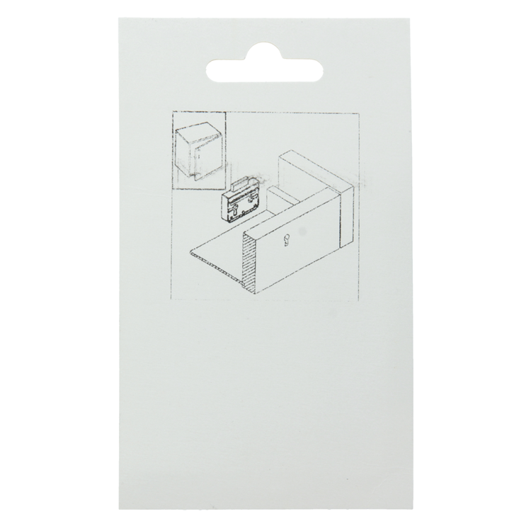 Mack 1015912 - 1 oplegmeubelslot vernikkeld 15mm | 5 stuks