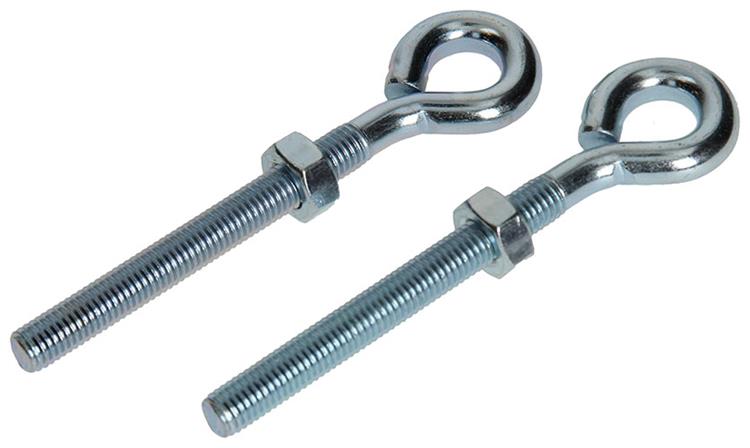 Mack 1008557 - 2 oogbouten + moer m10 x 100mm verzinkt | 10 stuks
