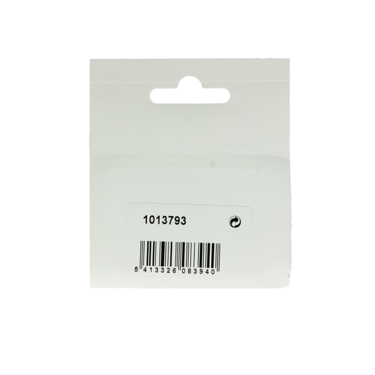 Mack 1013793 - 4 geplooide winkelhaken wit gelakt 30x30mm | 10 stuks
