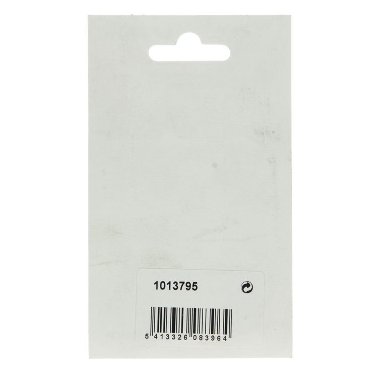 Mack 1013795 - 4 geplooide winkelhaken wit gelakt 60x60mm | 10 stuks