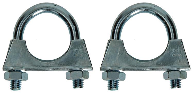 Mack 1008558 - 2 uitlaatklemmen univ. m8 x 32mm | 5 stuks