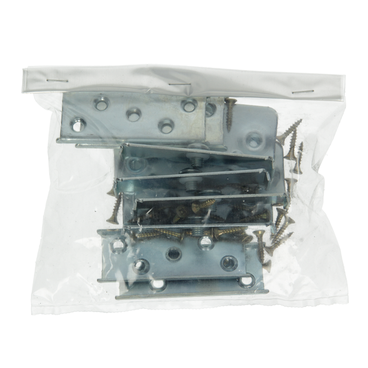 Mack 1014458 - volledige set bedverbinders gebichromateerd | 10 stuks