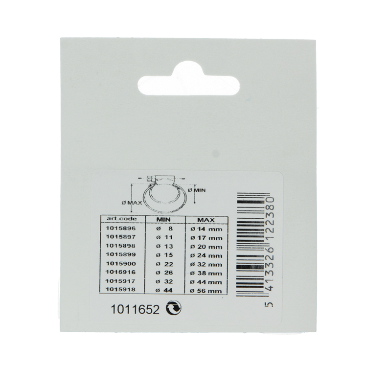 Mack 1011652 - slangklem verz 6-8mm 2st | 12 stuks