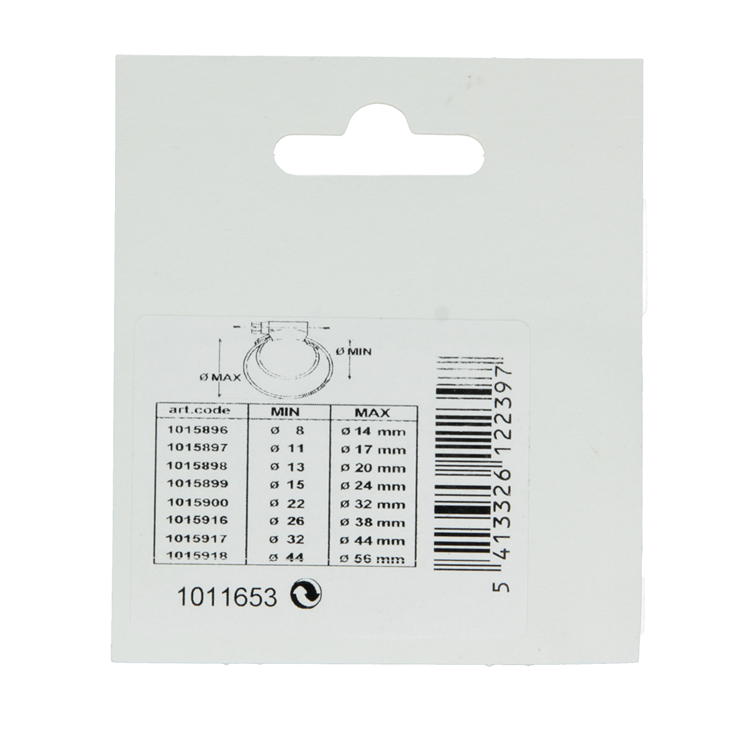 Mack 1011653 - 2 mini spanringen verzinkt 7x9mm | 10 stuks