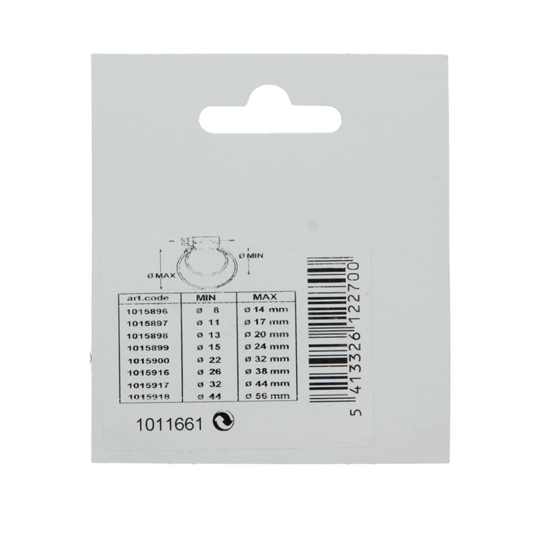 Mack 1011661 - 2 spanringen inox 9mm 12x22mm | 10 stuks