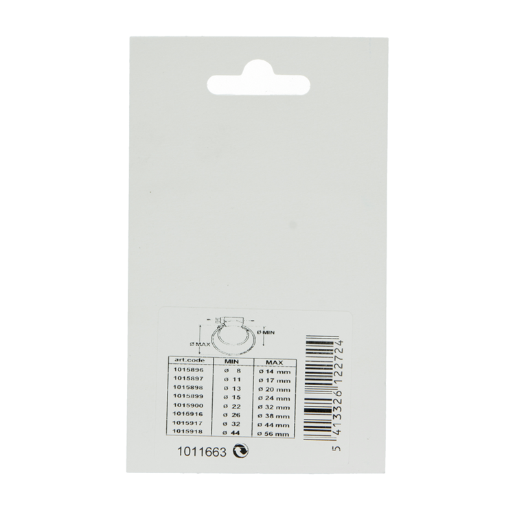 Mack 1011663 - slangklem inox 23-35mm 2st | 10 stuks