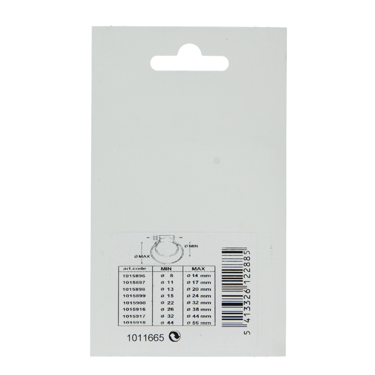 Mack 1011665 - slangklem inox 32-50mm 2st | 12 stuks