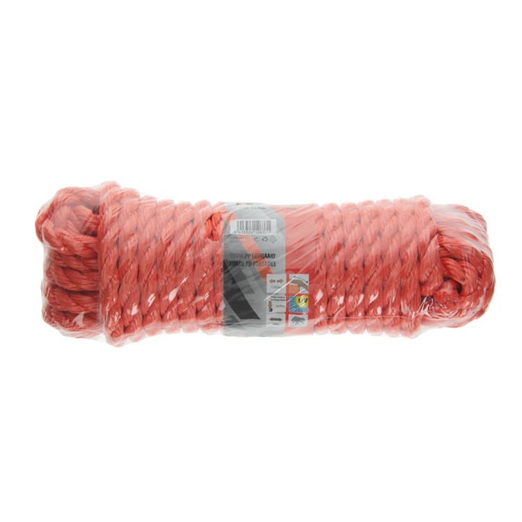 Mack 1014929 - pp gedraaid oranje streng 12mm 10m | 5 stuks
