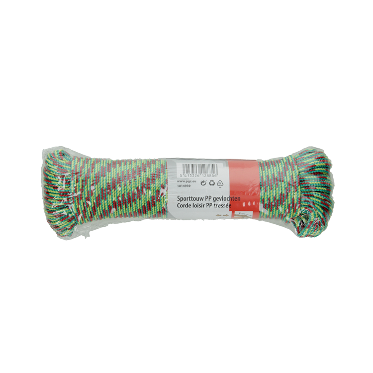 Mack 1014939 - sporttouw pp gevlochten streng3mm 20m | 5 stuks