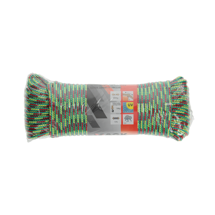 Mack 1014940 - sporttouw pp gevlochten streng5mm 20m | 5 stuks