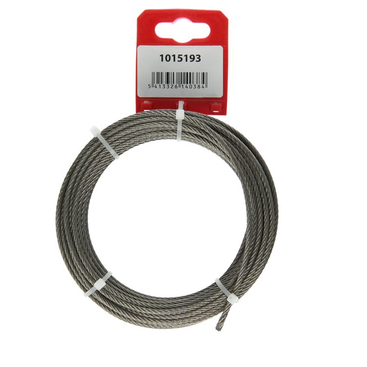 Mack 1015193 - staalkabel 7x7 rvs aisi 316 103mm wll 90 kg din en 12385-4 | 5 stuks