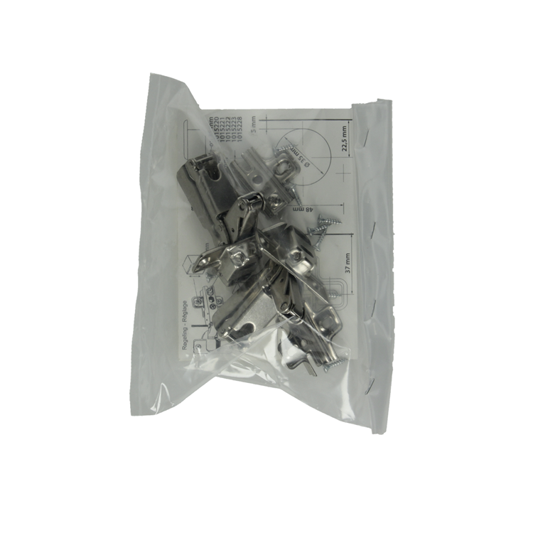 Mack 1015228 - 2 inboorscharnieren slide on 35mm 165° opliggende deur | 10 stuks