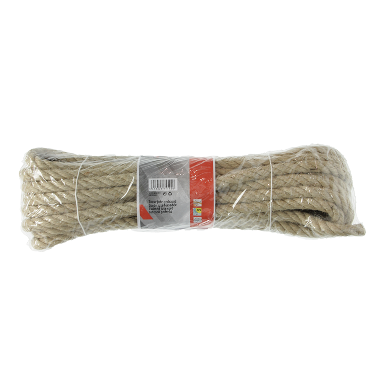 Mack 1013969 - jutetouw gedraaid streng 12mm 10m | 5 stuks