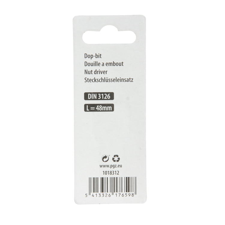 Mack 1018312 - zeskantdop-bit magnet. 6mm | 5 stuks