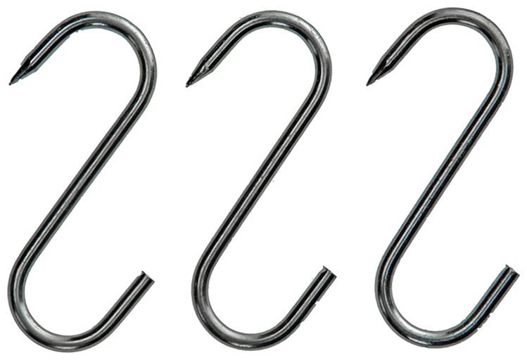 Mack 1008564 - 3 vertinde vleeshaken 3,9 x 80mm | 10 stuks