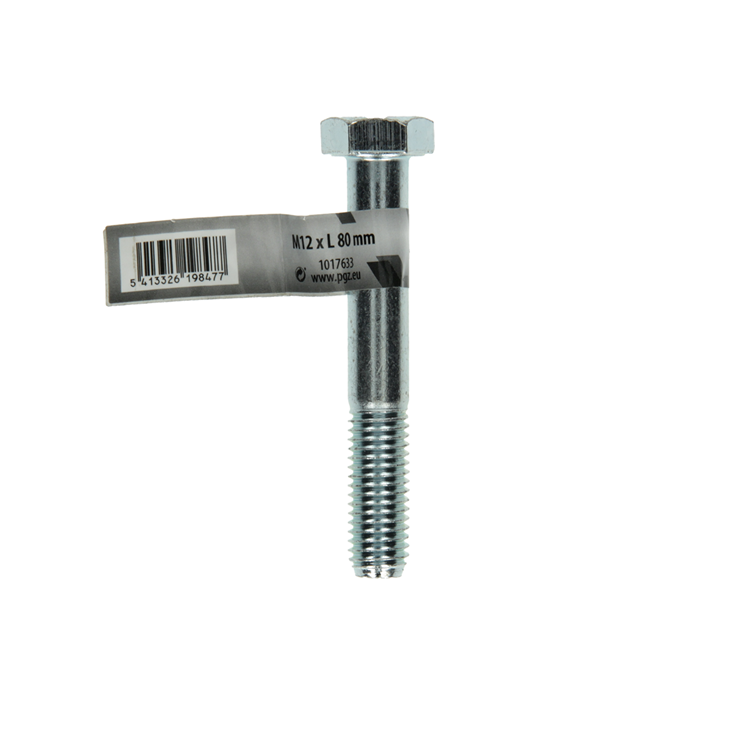 Mack 1017633 - mekaniekbout + moer staal verzinkt 1 st m12 x 80 mm | 10 stuks