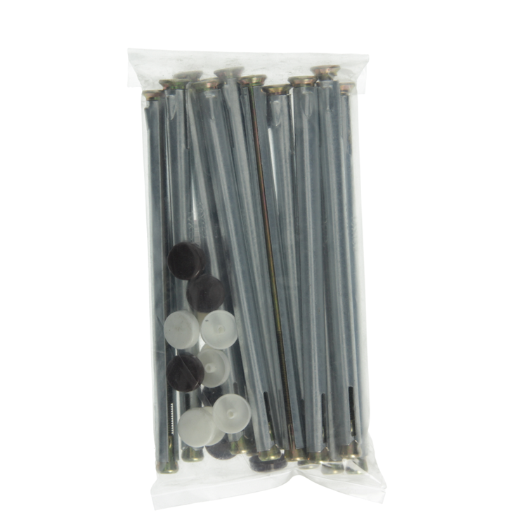 Mack 1018173 - metalen kozijnplug staal verzinkt 12 st 10 x 150 mm | 5 stuks