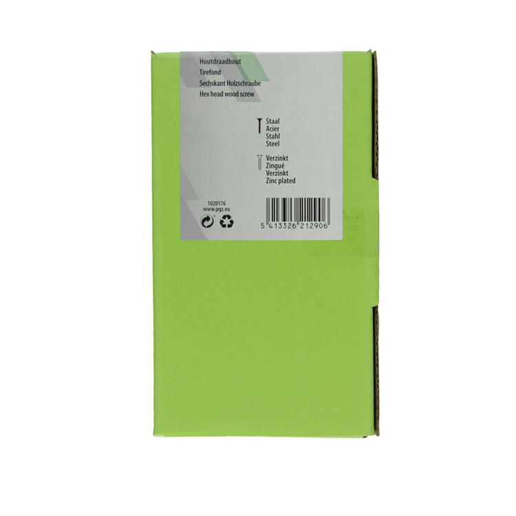 Mack 1020176 - houtdraadbout verzinkt 50 st 8 x 60 mm | 3 stuks