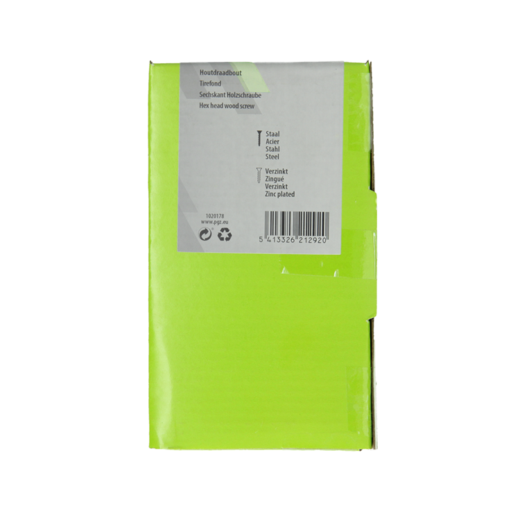 Mack 1020178 - houtdraadbout verzinkt 40 st 8 x 80 mm | 3 stuks