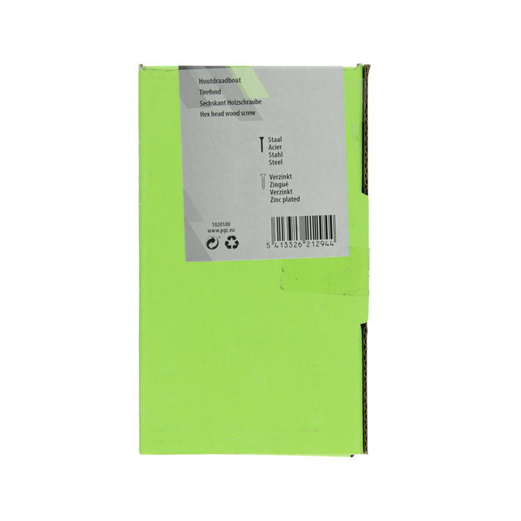 Mack 1020180 - houtdraadbout verzinkt 30 st 8 x 120 mm | 3 stuks