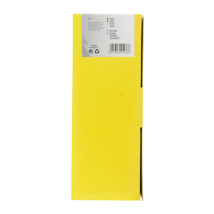 Mack 1020269 - spaanplaatschroef vz kop gvz 250 st 5,0 x 60 mm | 2 stuks