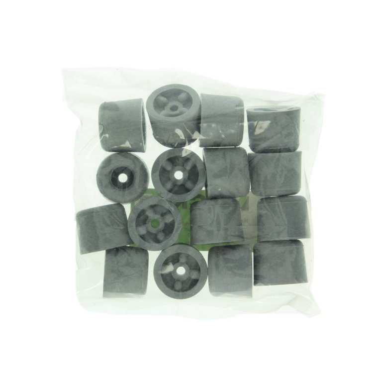 Mack 1047639 - deurstop rubber grijs 30 x 25 mm 16 st pcs | 6 stuks