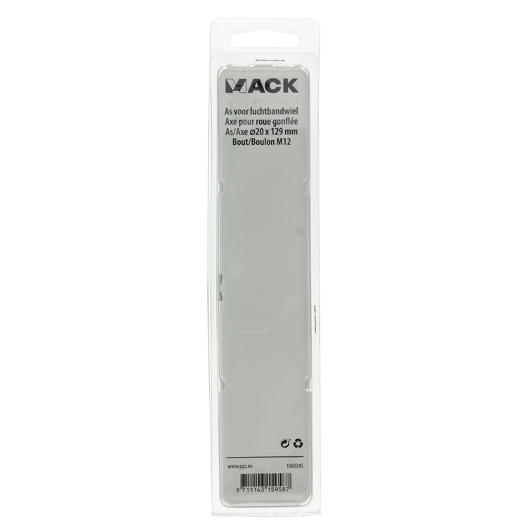 Mack 1060245 - as 20x129, boring m12 + 2 bevestigingsbouten m12 | 5 stuks