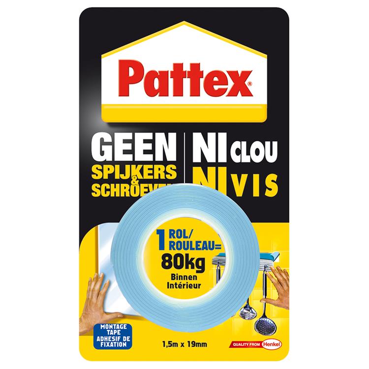 Pattex 1006953 - supermontage tape 80kg | 12 stuks