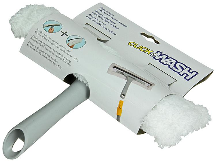 1056847 - click wash raamwisser met microvezel inwasser | 3 stuks