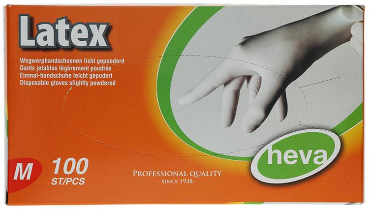 Mack 1001602 - handschoen latex 100st m | 2 stuks