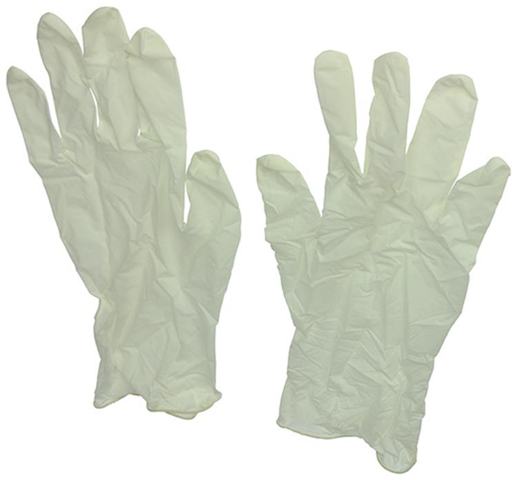1001517 - handschoen latex l 100st | 2 stuks