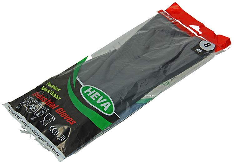 Heva 1009811 - handschoen rubby zwart 8 m | 10 stuks
