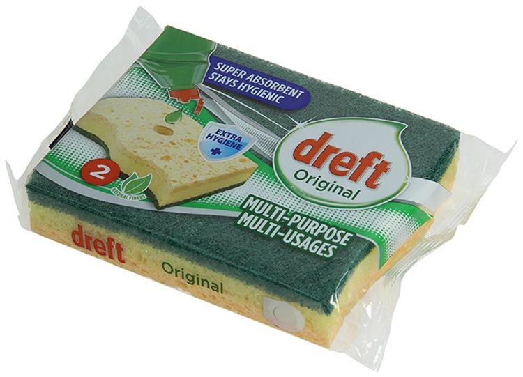 Dreft 1054240 - cello schuurspons original hygienic x2 | 4 stuks