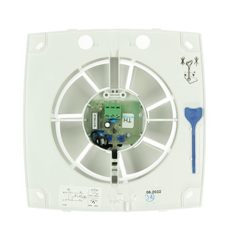 Renson 1069255 - mech.ventil. timer vochtsensor9412h (dia 125) | 2 stuks