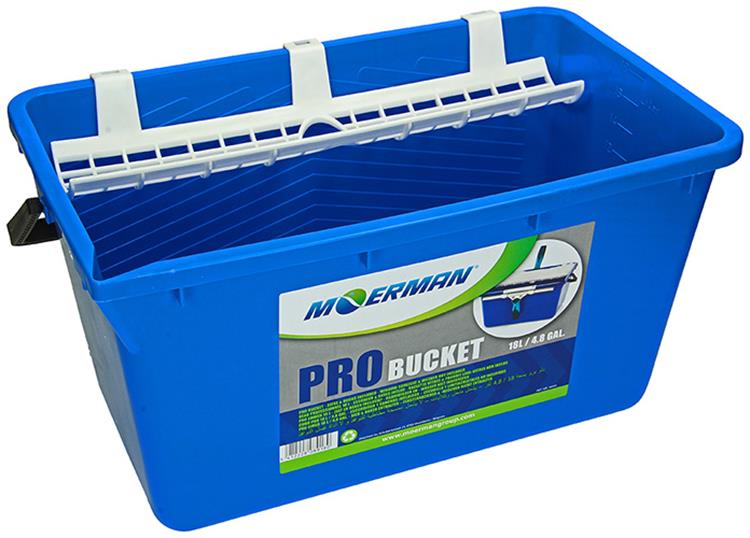 Moerman 1009221 - rechthoekige emmer 18 l | 2 stuks