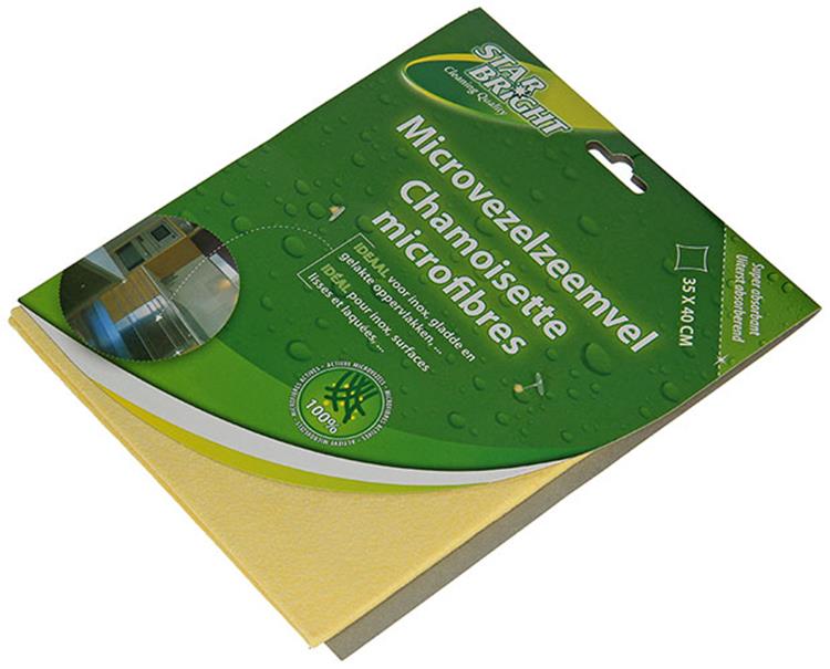 Starbright 1009182 - sb microvezelzeemvel 35x40cm | 6 stuks