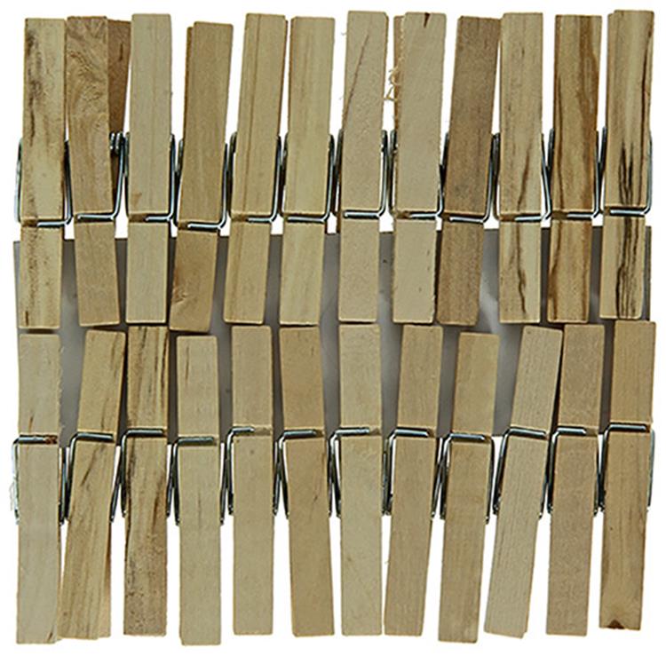 Starbright 1056830 - wasknijpers hout sb 24st | 6 stuks
